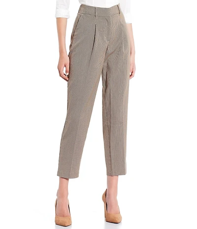 Takara High Rise Plaid Print Pants