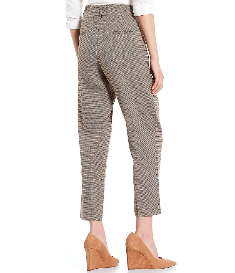 Takara High Rise Plaid Print Pants