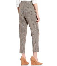 Takara High Rise Plaid Print Pants