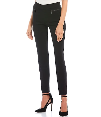 Takara Pull On Millennium Coordinating Zipper Dress Skinny Pants