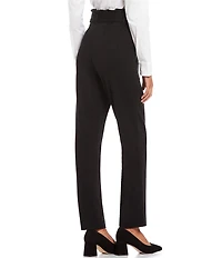 Takara Self-Tie Solid Ponte Pants