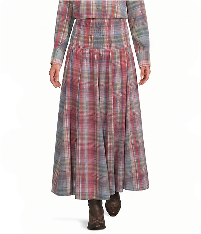 Talisman Woven Plaid A-Line Coordinating Skirt