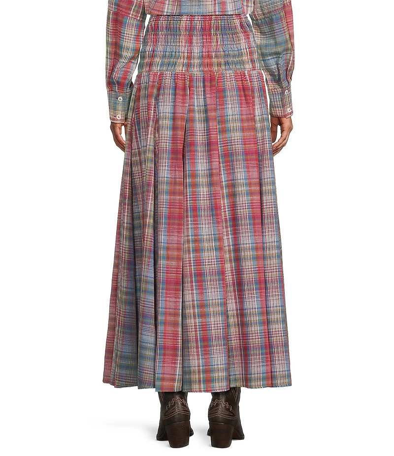 Talisman Woven Plaid A-Line Coordinating Skirt