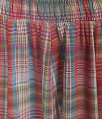 Talisman Woven Plaid A-Line Coordinating Skirt