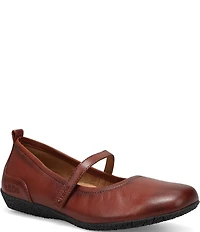 Taos Footwear Babble Leather Mary Jane Ballet Flats