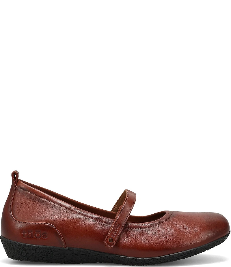 Taos Footwear Babble Leather Mary Jane Ballet Flats