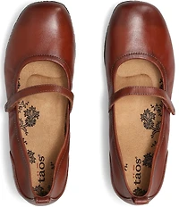Taos Footwear Babble Leather Mary Jane Ballet Flats