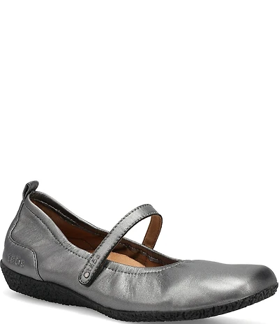 Taos Footwear Babble Leather Mary Jane Ballet Flats