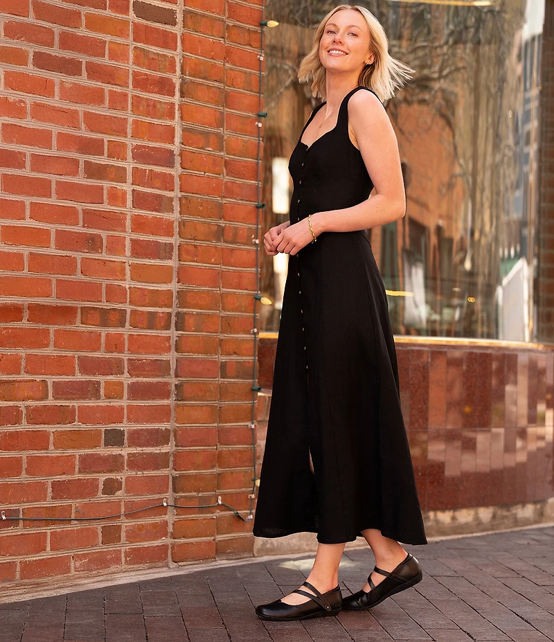 Taos Footwear Banter Leather Mary Jane Flats