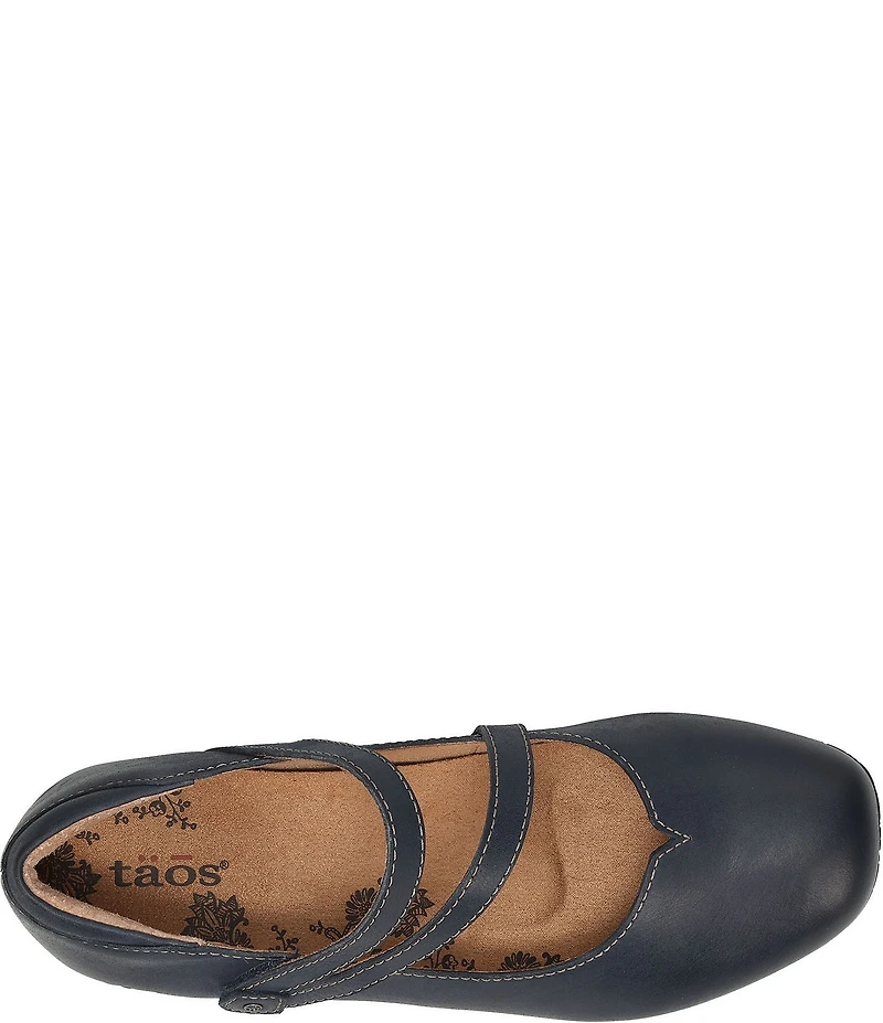 Taos Footwear Banter Leather Mary Jane Flats