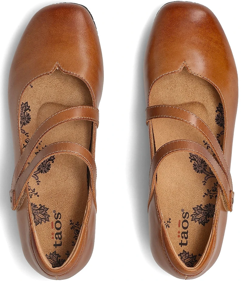 Taos Footwear Banter Leather Mary Jane Flats