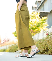 Taos Footwear Big Time Snake Print Leather Sandals