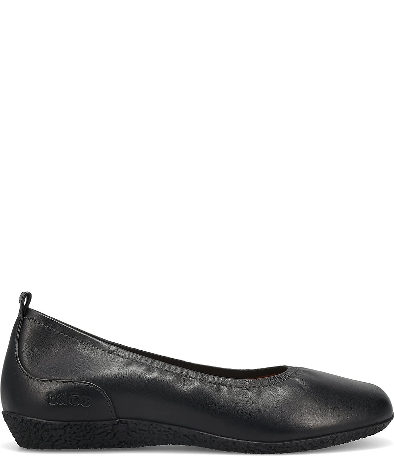Taos Footwear Chit Chat Leather Skimmer Ballet Flats
