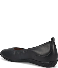 Taos Footwear Chit Chat Leather Skimmer Ballet Flats
