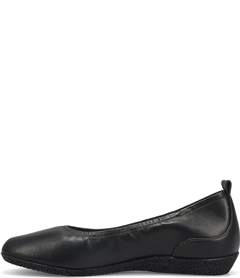 Taos Footwear Chit Chat Leather Skimmer Ballet Flats