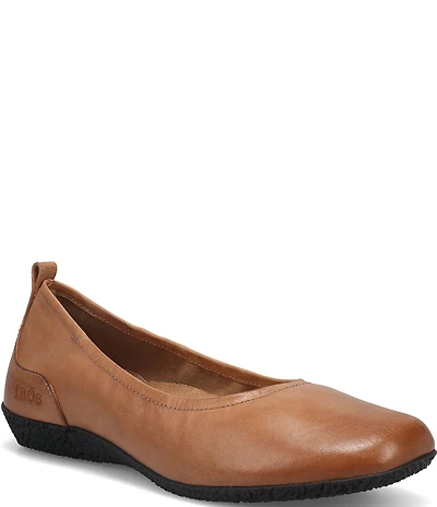 Taos Footwear Chit Chat Leather Skimmer Ballet Flats
