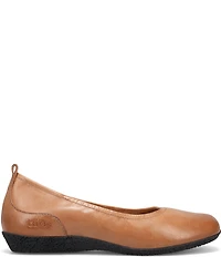 Taos Footwear Chit Chat Leather Skimmer Ballet Flats