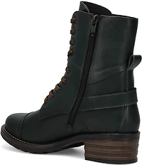 Taos Footwear Crave Leather Lug Sole Combat Booties
