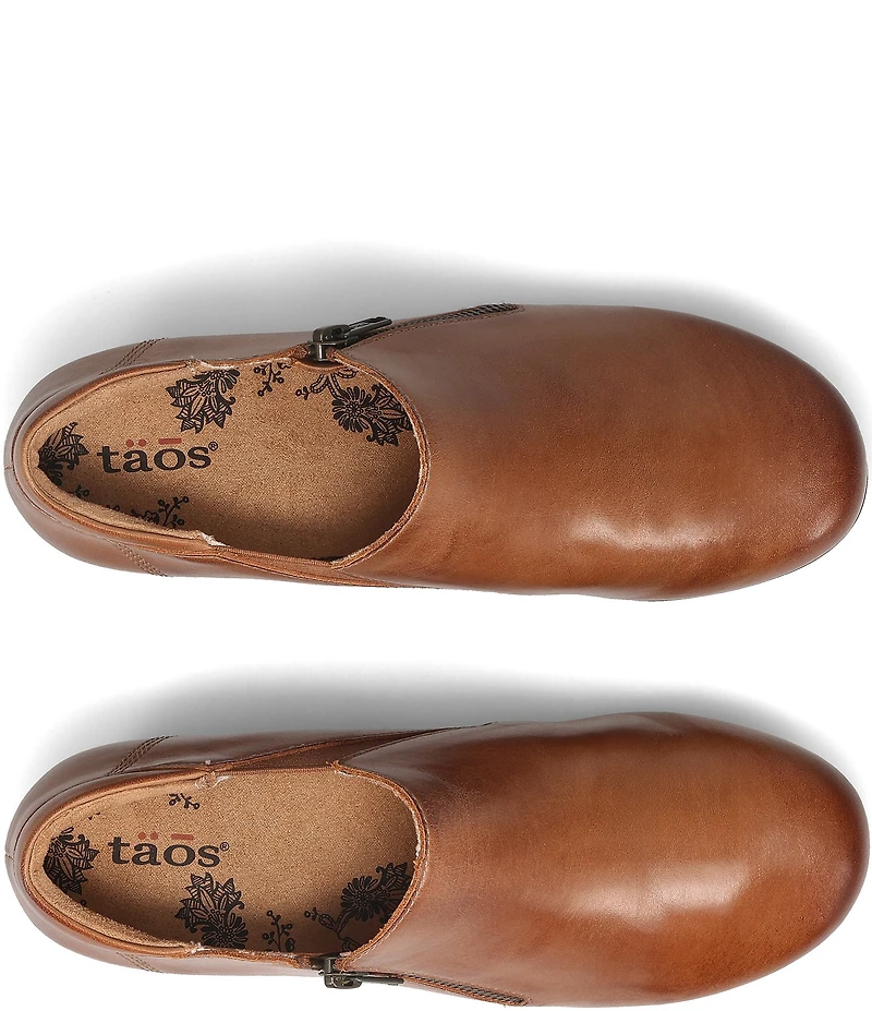 Taos Footwear Daily Leather Zip Shooties