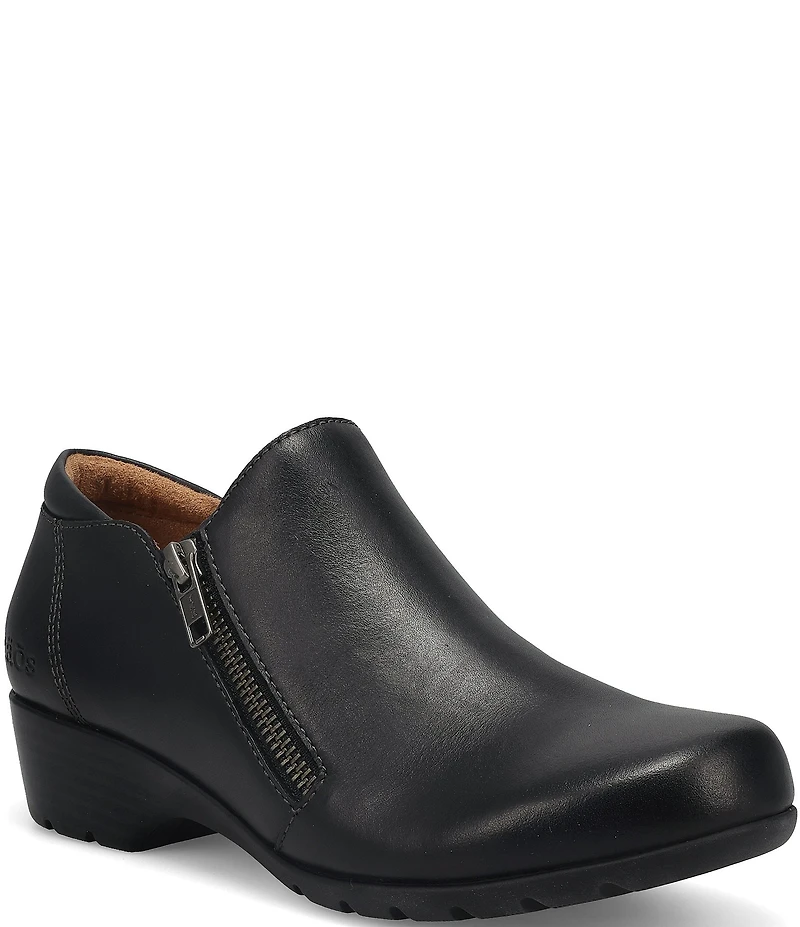 Taos Footwear Daily Leather Zip Shooties