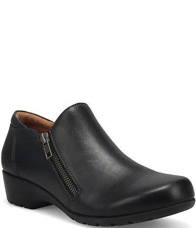 Taos Footwear Daily Leather Zip Shooties
