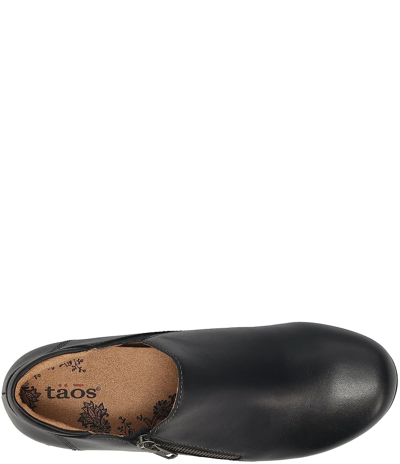 Taos Footwear Daily Leather Zip Shooties