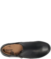 Taos Footwear Daily Leather Zip Shooties