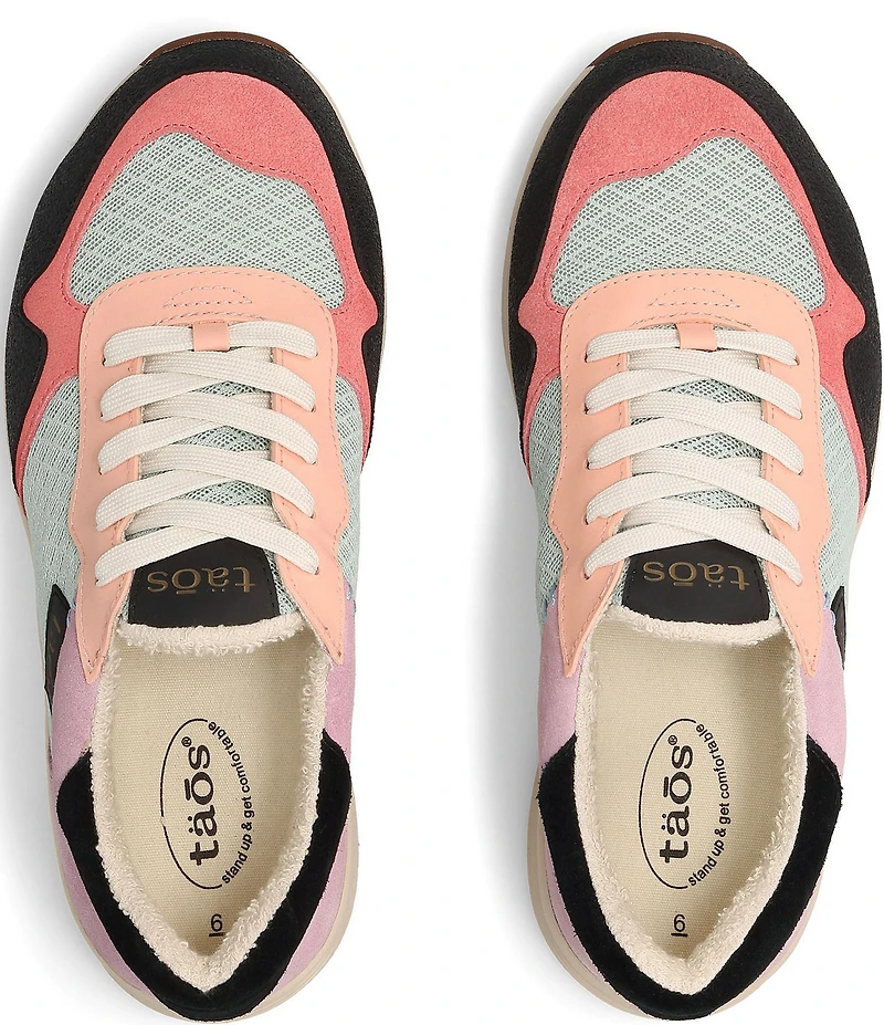 Taos Footwear Detour Mesh and Suede Sneakers