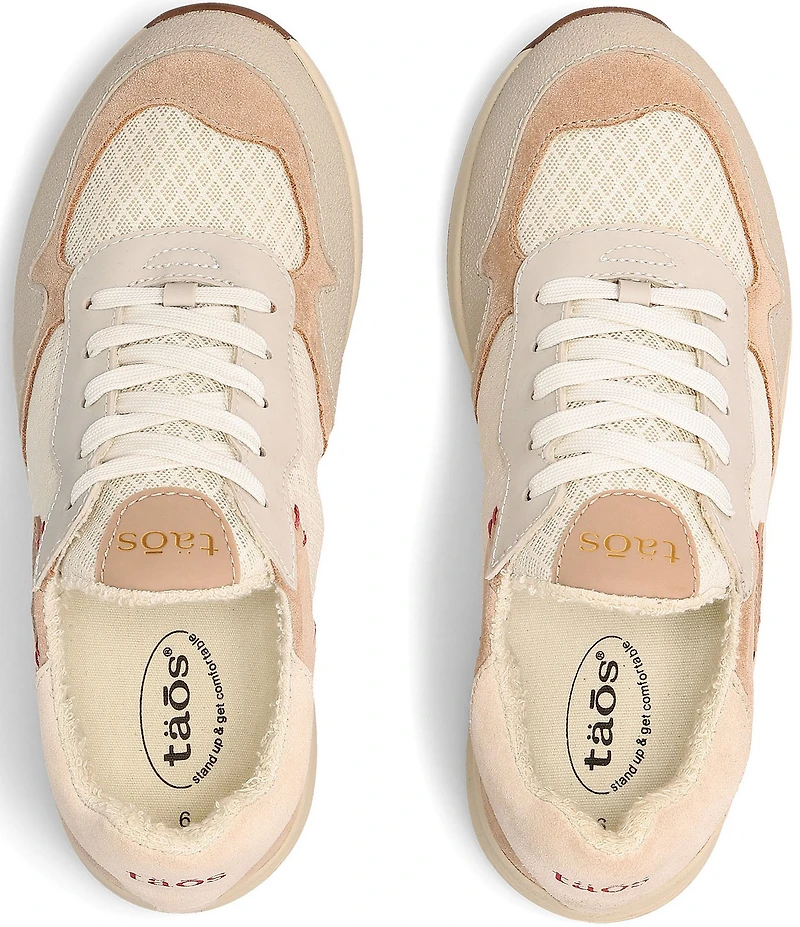 Taos Footwear Detour Mesh and Suede Sneakers