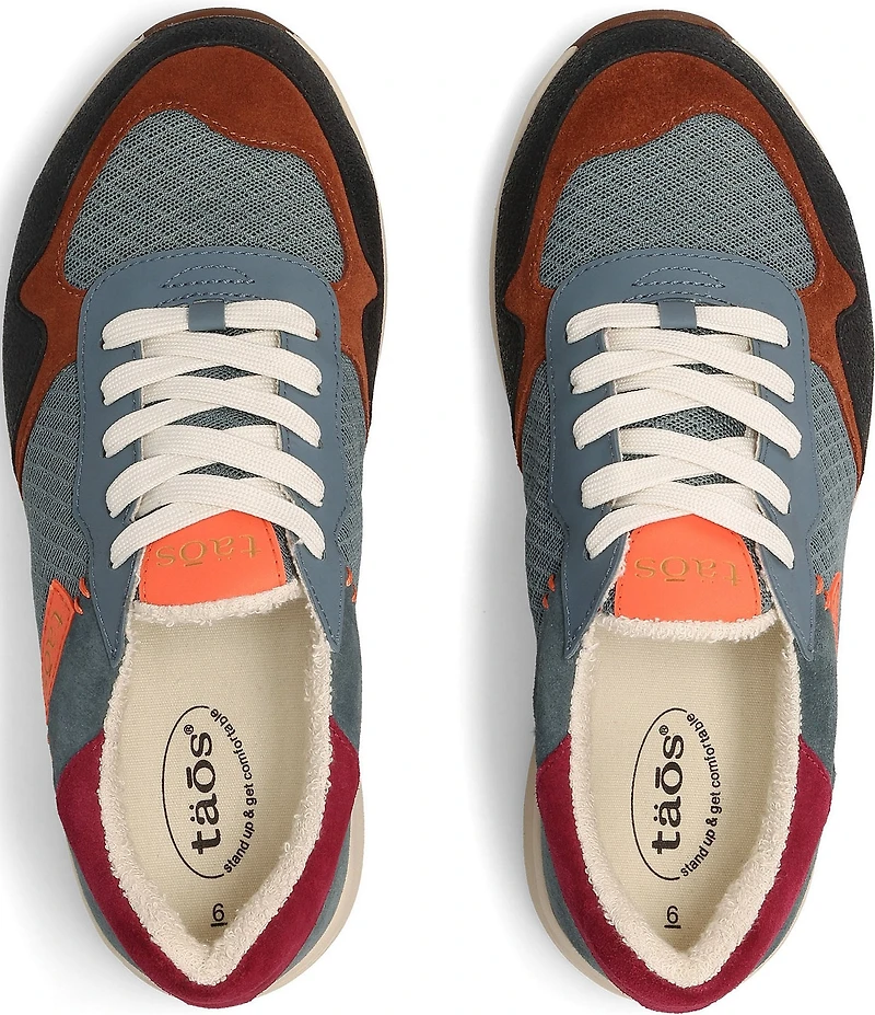 Taos Footwear Detour Mesh and Suede Sneakers