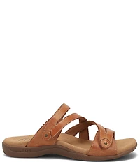 Taos Footwear Double U Leather Slide Sandals