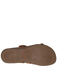 Taos Footwear Double U Leather Slide Sandals