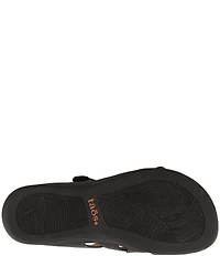 Taos Footwear Double U Leather Slide Sandals