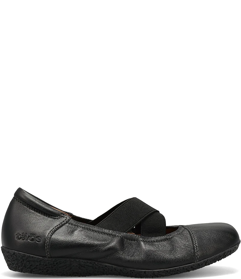 Taos Footwear Exhale Leather Mary Jane Ballet Flats