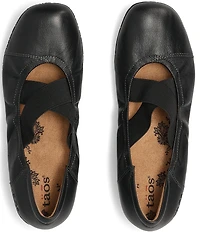 Taos Footwear Exhale Leather Mary Jane Ballet Flats