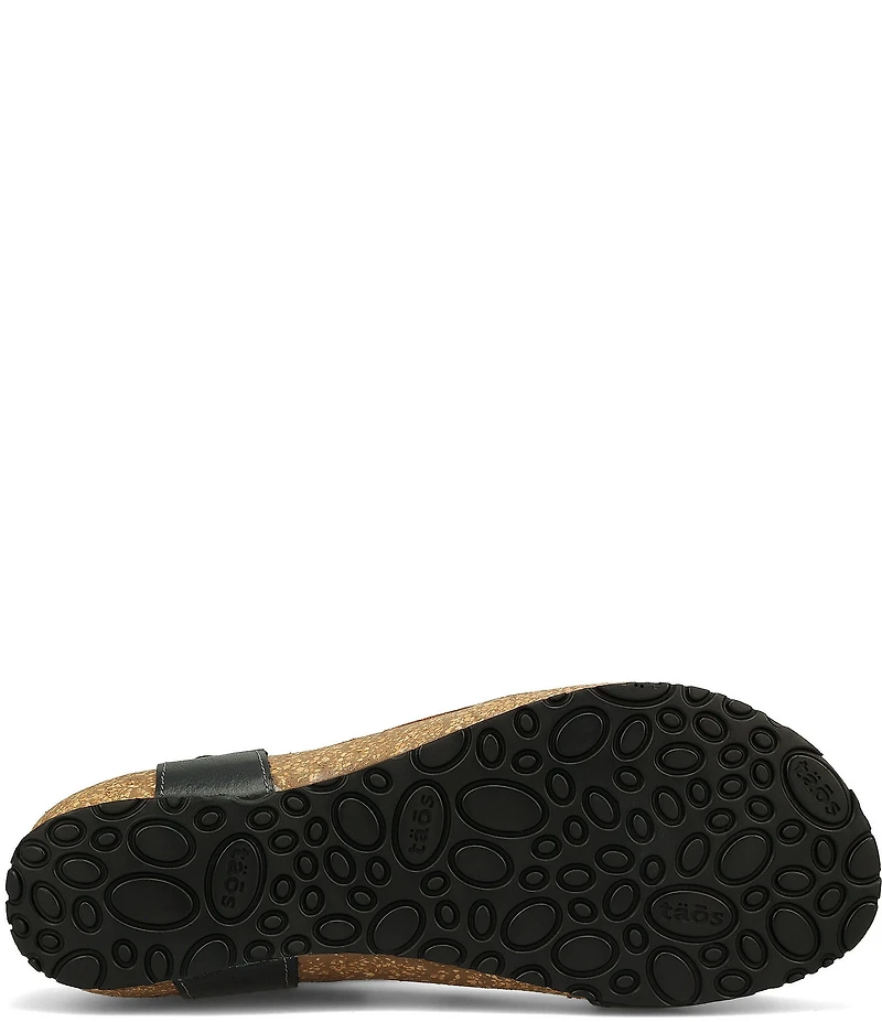 Taos Footwear Fame Leather Toe Loop Sandals