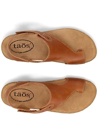 Taos Footwear Fame Leather Toe Loop Sandals