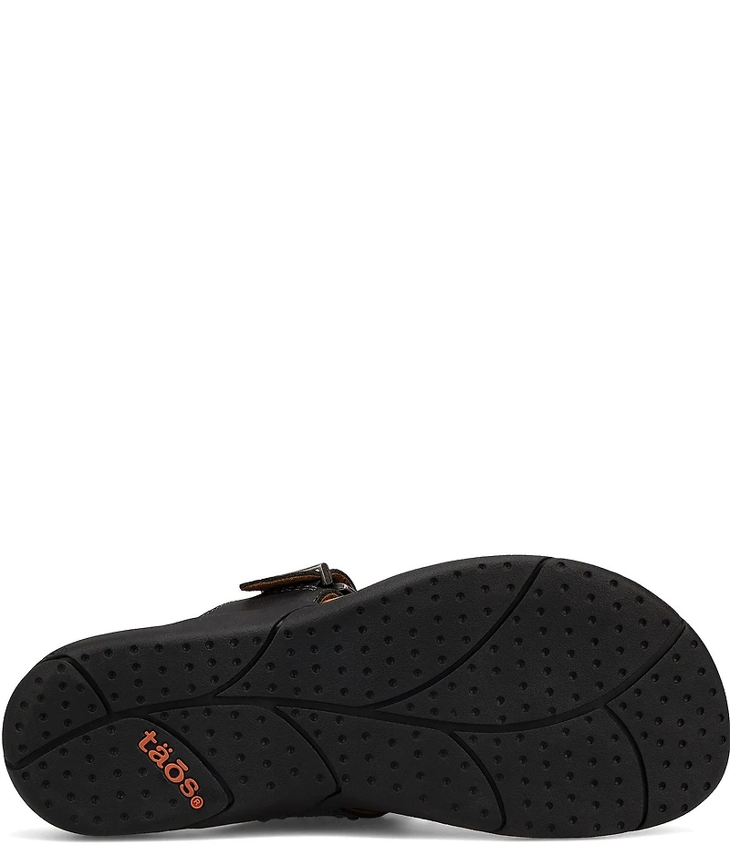 Taos Footwear Flash Studded Leather Thong Sandals