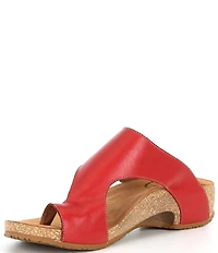 Taos Footwear Leather Toe Loop Sandals