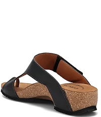 Taos Footwear Leather Toe Loop Sandals