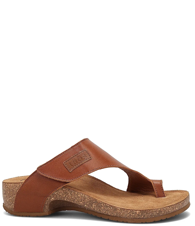 Taos Footwear Leather Toe Loop Sandals