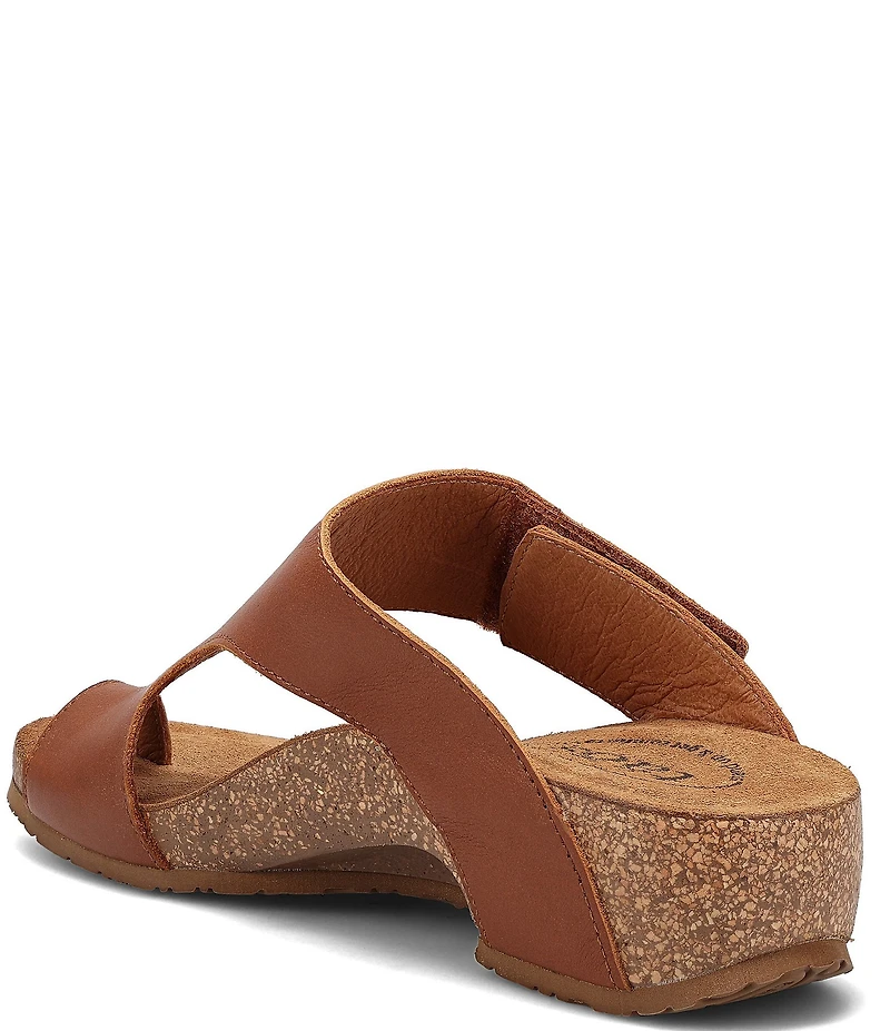Taos Footwear Leather Toe Loop Sandals