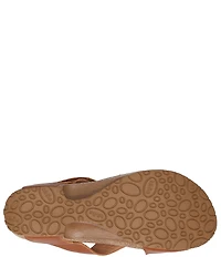 Taos Footwear Leather Toe Loop Sandals