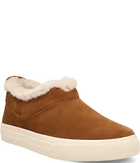 Taos Footwear Mini Chic Suede Faux Fur Lined Sneaker Ankle Booties