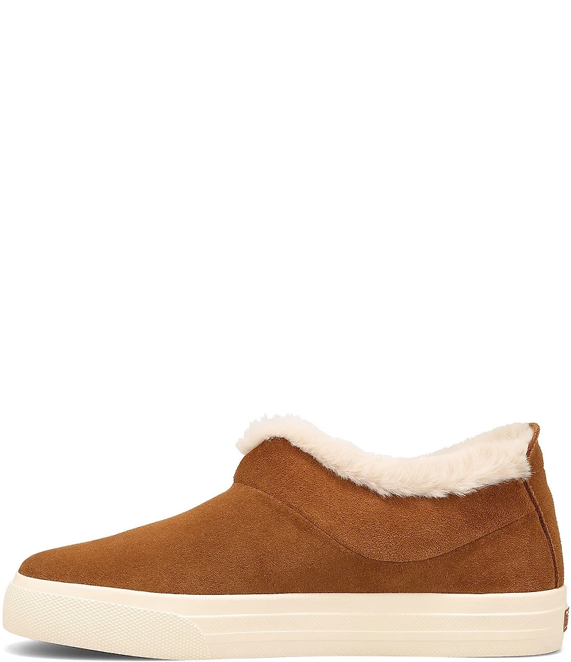 Taos Footwear Mini Chic Suede Faux Fur Lined Sneaker Ankle Booties