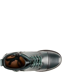 Taos Footwear Mini Crave Leather Buckle Strap Hardware Ankle Booties