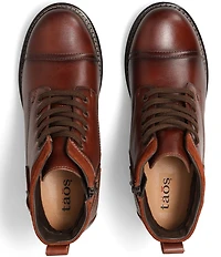 Taos Footwear Mini Crave Leather Buckle Strap Hardware Ankle Booties