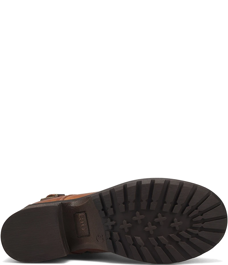 Taos Footwear Mini Crave Leather Buckle Strap Hardware Ankle Booties