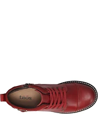 Taos Footwear Mini Crave Leather Buckle Strap Hardware Ankle Booties
