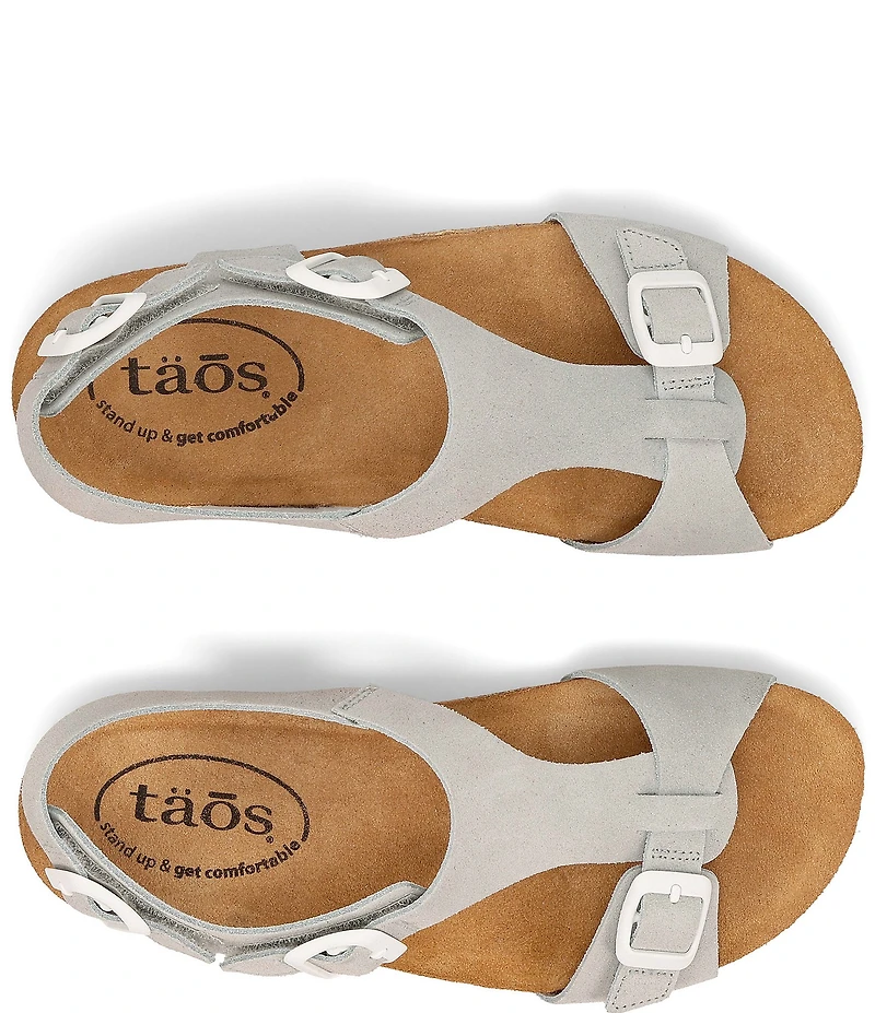 Taos Footwear MVP Suede Cork Sandals